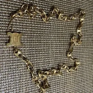 Accessories | Vintage 199s Triomphe Celine Chain Belt You  display picture 1